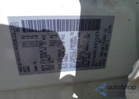 2023 Nissan Rogue Sv Fwd from USA, damaged, VIN 5N1BT3BA9PC845103